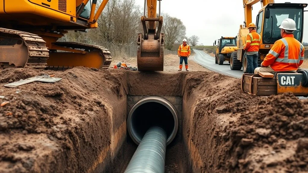 Pipe Ramming in Dartford | Driving Pipes Under Roads, Walls & Buildings